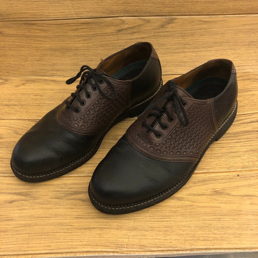 HS trask brown Saddle leather shoes, size 10 Wide